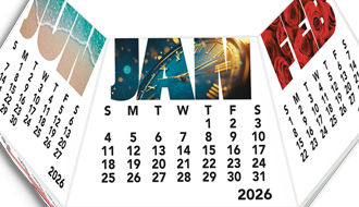 Jubilee Polygon Calendar Pop-Up